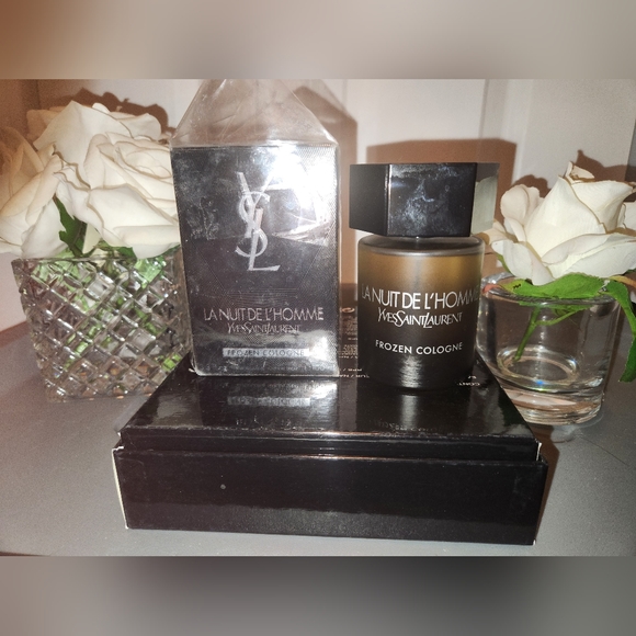 La Nuit De L'Homme Frozen Eau De Cologne by YSL / Yves Saint Laurent 100ml/3.3oz - Picture 2 of 16